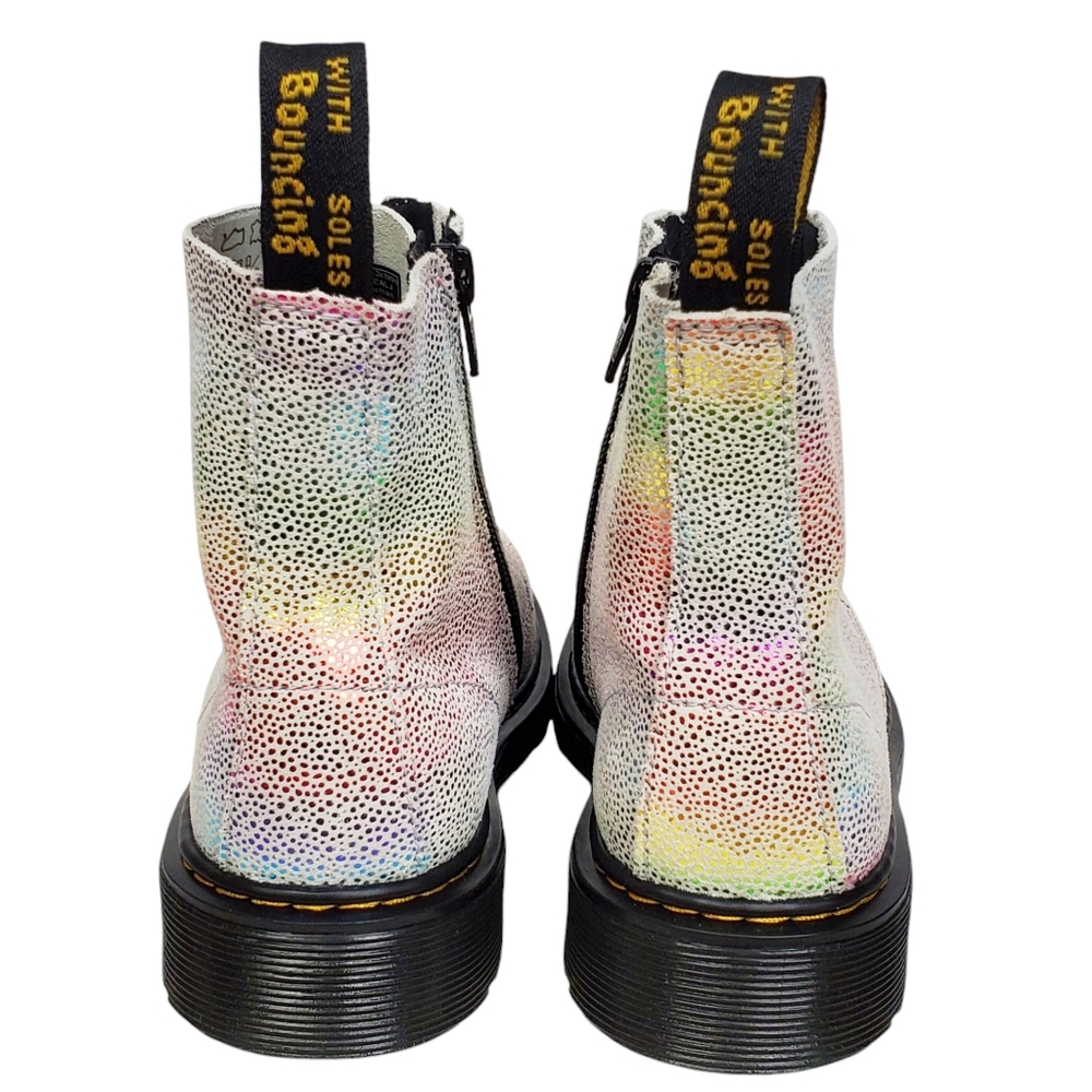 ✨ Dr. Martens 1460 Pascal J Boots Rainbow Kidray Leather 🌈 - Picture 9 of 13